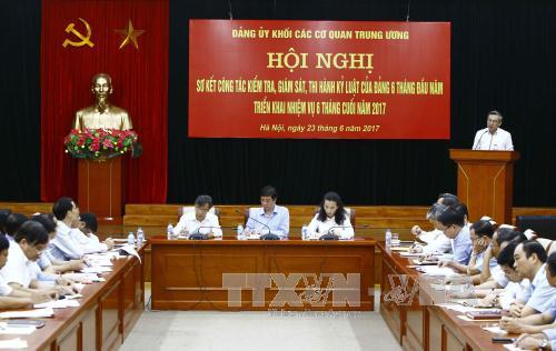 Triển khai công tác kiểm tra, giám sát, thi hành kỷ luật của Đảng